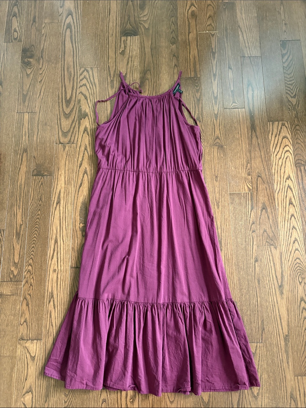 Banana Republic Magenta Midi Sundress